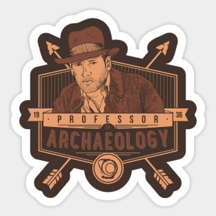 Professor of Archaeology Sticker